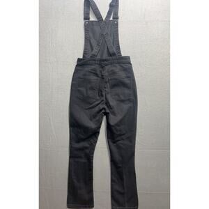 Madewell Denim Cross-Back Overalls Black Womens Size Small